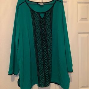 Catherine’s Green and Black Sequin Tunic
